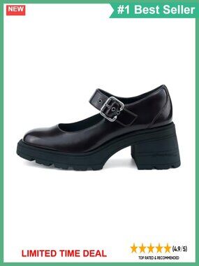 Women's Chunky Block Heel Mary Jane Pumps Platform Dress Shoes